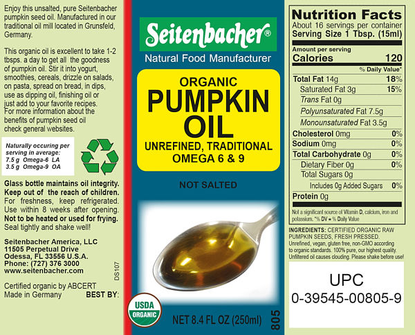 Thumbnail: pumpkin oil label