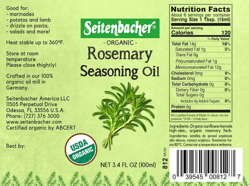 812 - Rosmary Oil, 3.4 FL OZ | Seitenbacher-Online