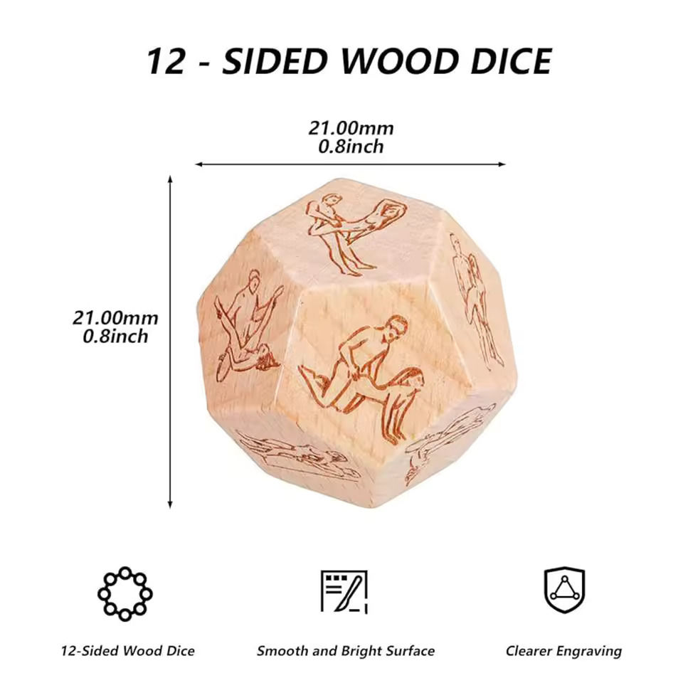 Miniatura: DADO DE POSICIONES WOOD