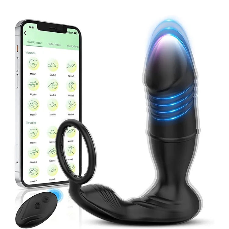 MASAJEADOR PROSTÁTICO CON ANILLO (APP)