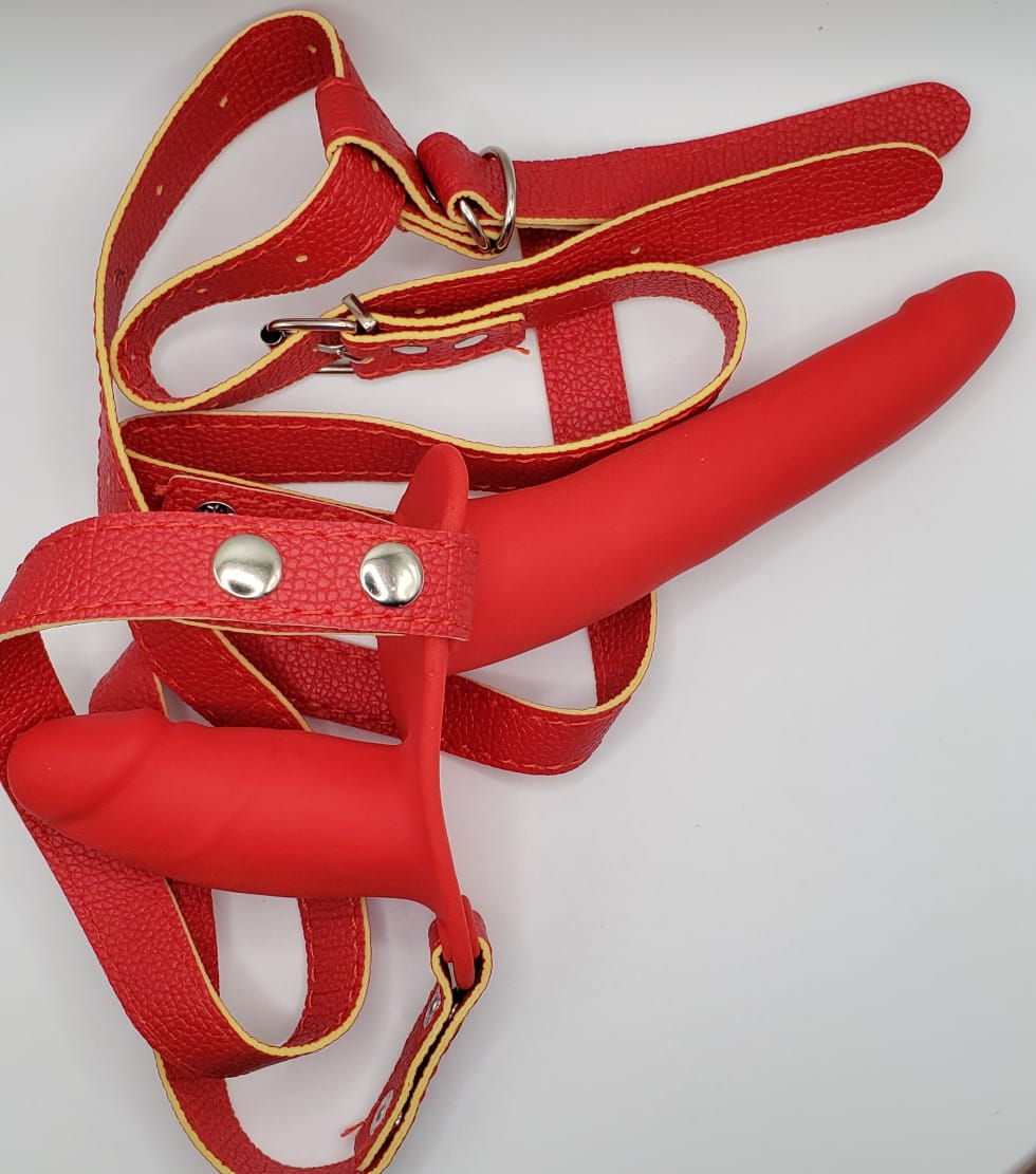 ARNÉS (strap-on) REALISTA PENE DOBLE