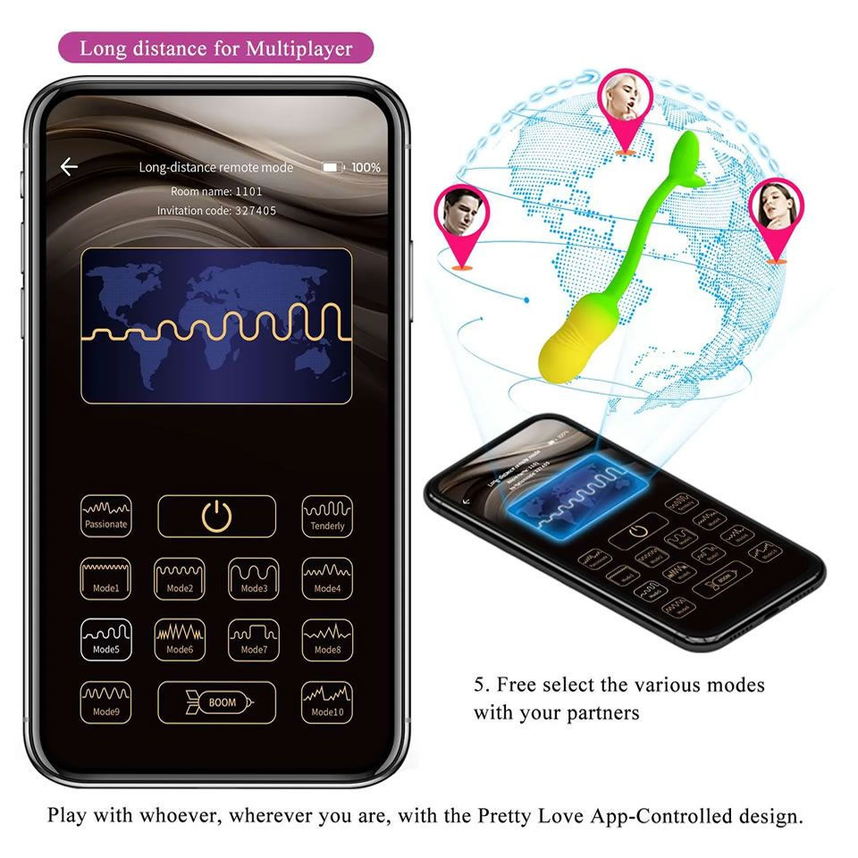 Miniatura: HUEVO VIBRADOR POULSEN con App
