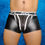 Miniatura: BOXER ZIPPER FETICHE WHITE