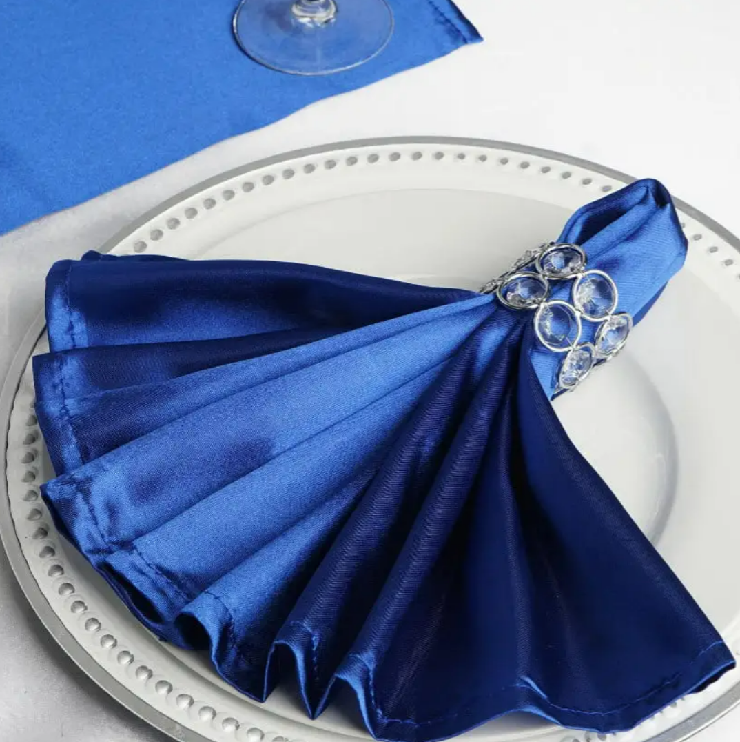 Satin Napkin – Royal Blue