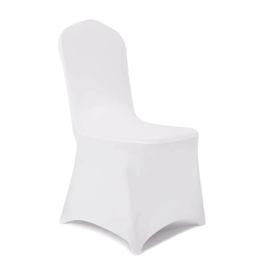 White Spandex Chair Cover