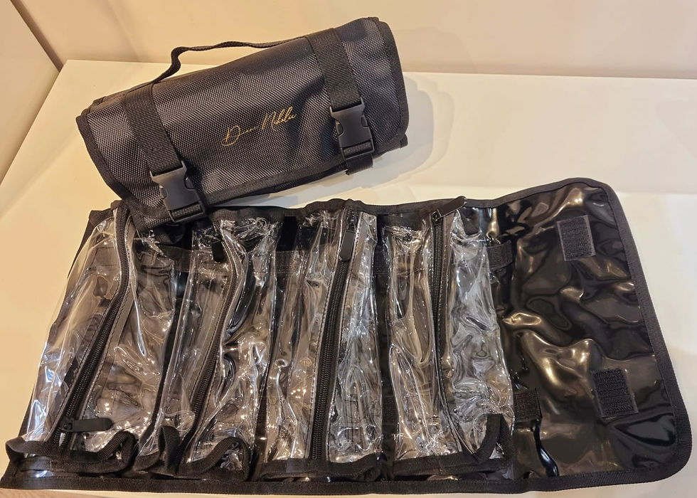 DN Black Folding Make-up Bag