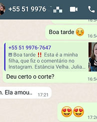 Feedback Compra de Cabelos