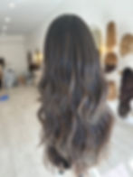 Thumbnail: LACE TOP WIG - SOFT BLACK X CARAMEL 25-26" XS/S/M/L