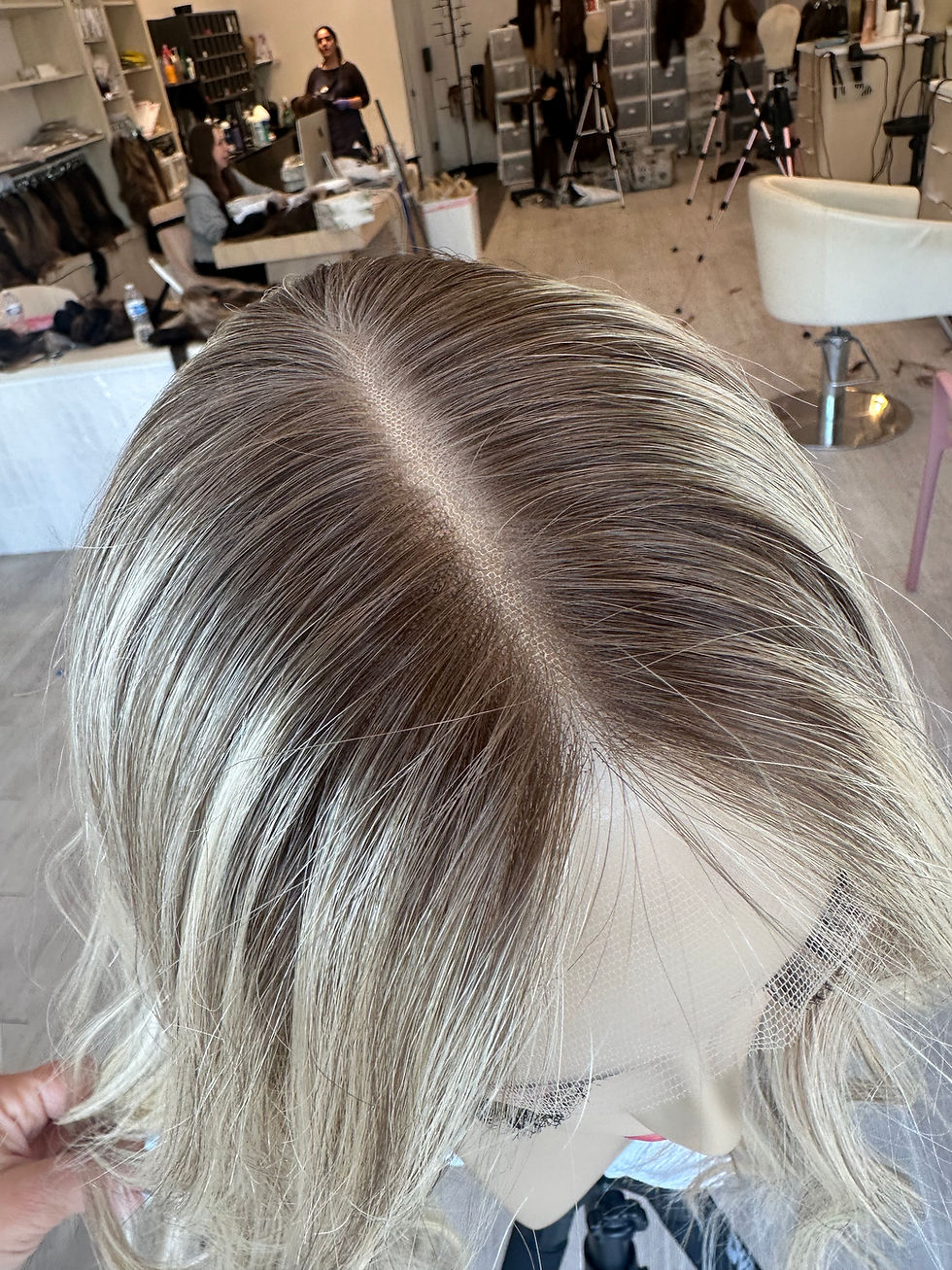 Thumbnail: LACE WHOPPER - (wig/topper hybrid) CHELSEA COLOR 20 or 24”