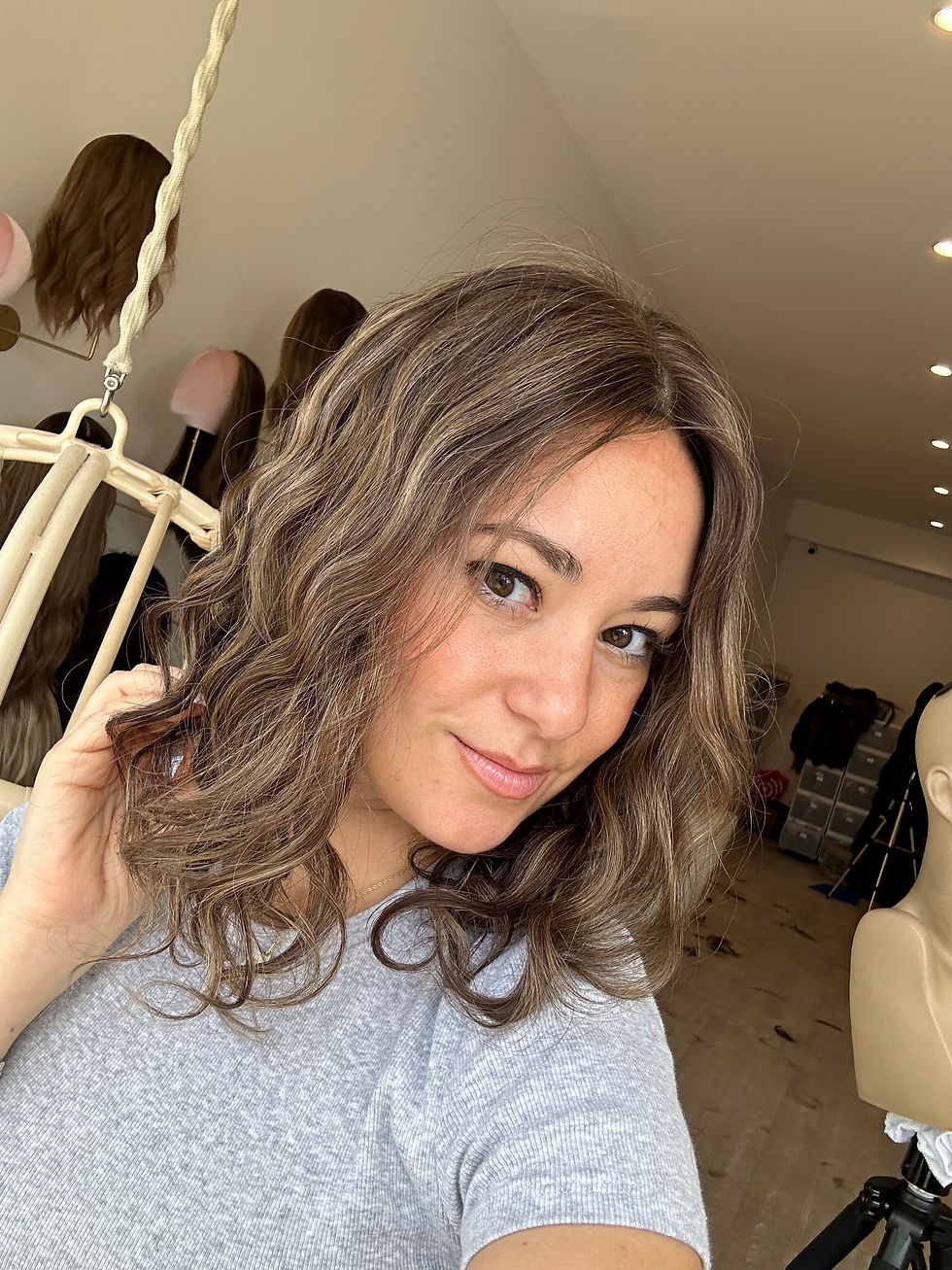 Thumbnail: CLOSED LACE TOPPER 16”/20”/24” - LEXIE4 SHORT ROOT PERM WAVY
