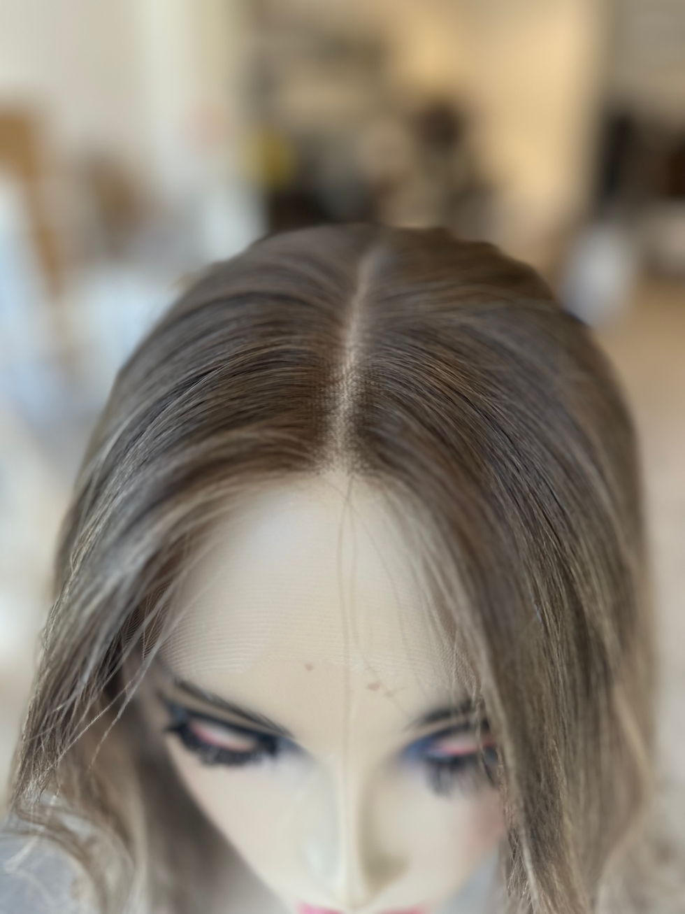 Thumbnail: LACE TOP WIG - SALTED CARAMEL - 18" XS/S/M/L