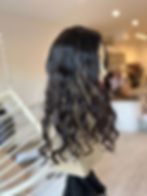 Thumbnail: Closed lace topper 7x8 16/20/24”  natural soft black wavy PERM