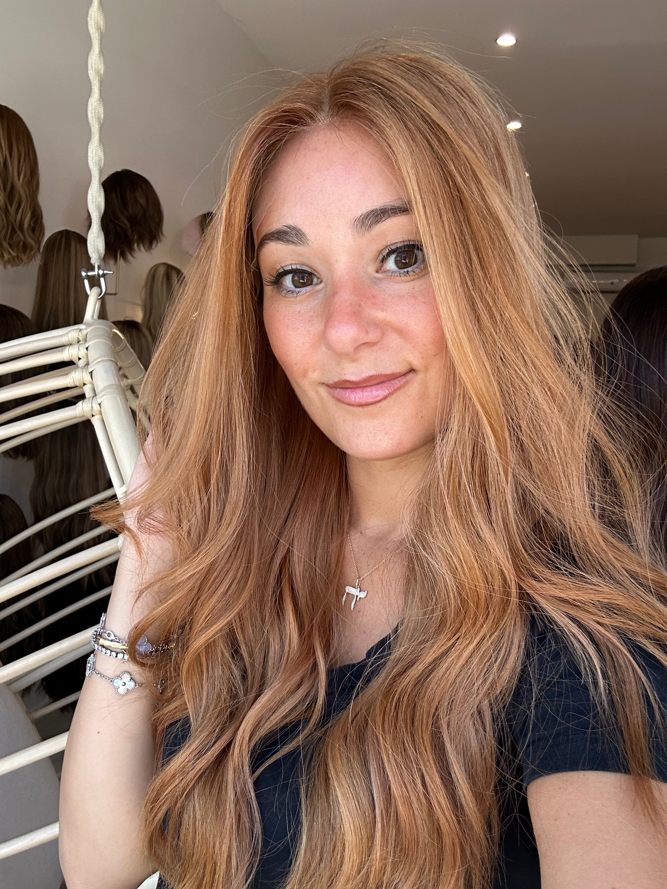 LT8011: LACE TOP WIG - SMALL 24” - LIGHT GINGER COPPER