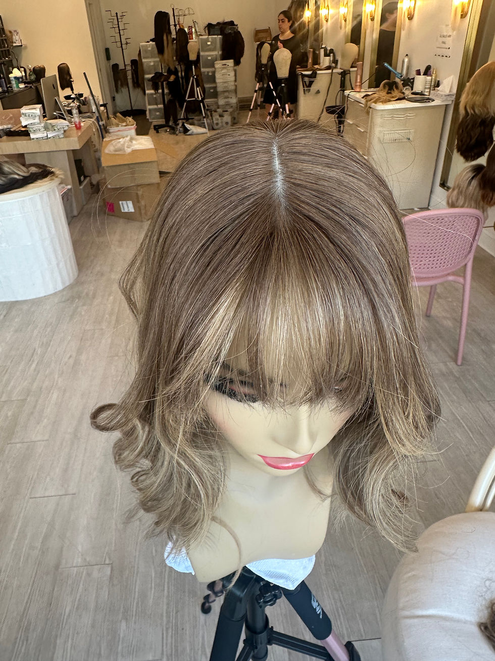 Thumbnail: TP35794: 7.5X8 16" LIGHT LEXIE 7 PRECUT BANGS