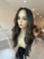 Thumbnail: LACE TOP WIG - SOFT BLACK X CARAMEL 21-22" XXS/XS/S/M/L