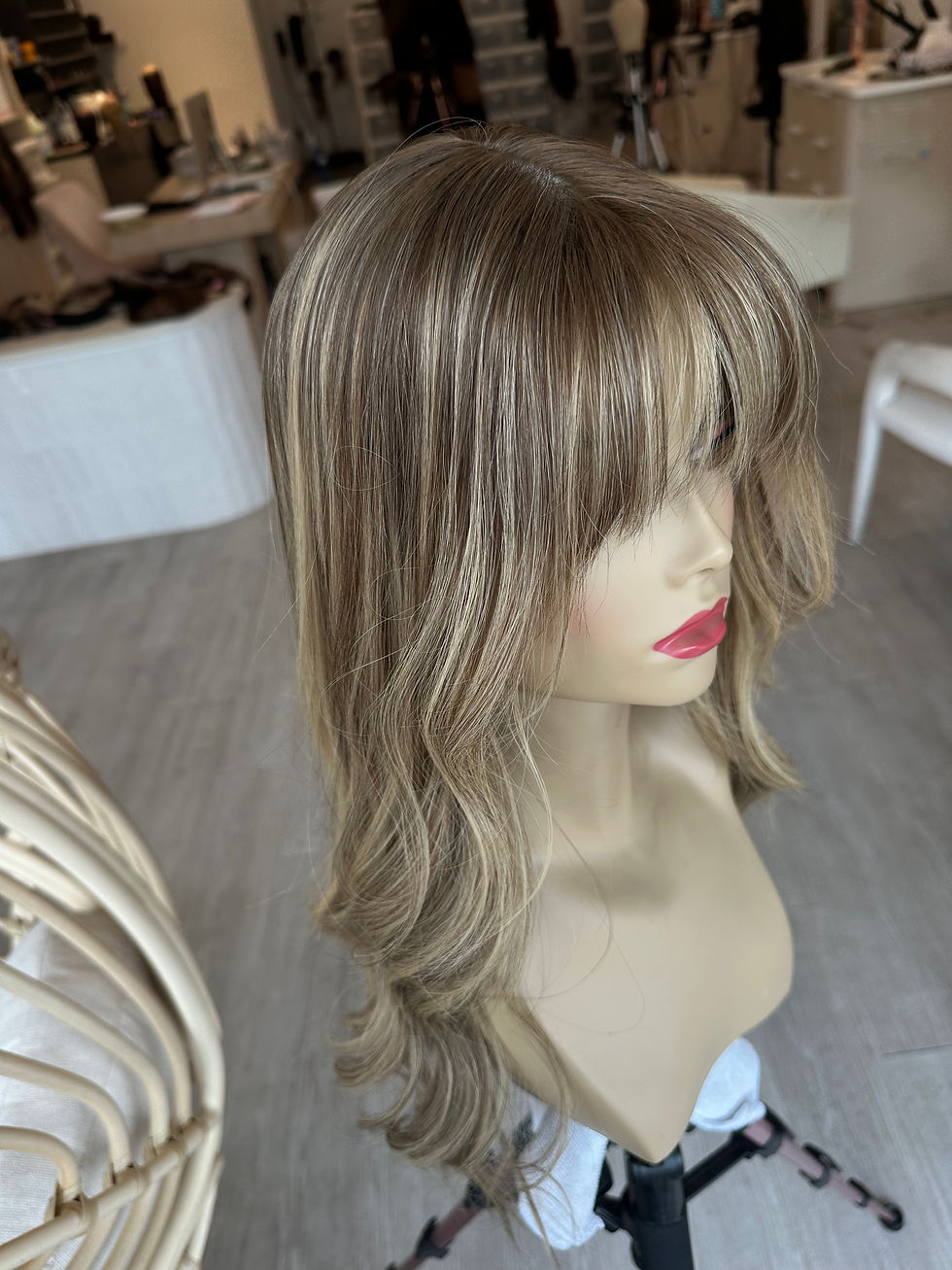 Thumbnail: TP37876/79: 8X9 24" LEXIE 8 ROOT PRECUT BANGS