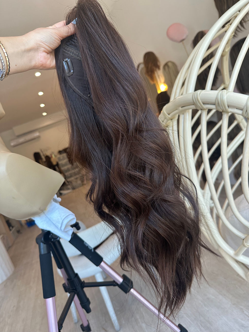 Thumbnail: TP37895: 8X9 21-22" NATURAL WARM DARK BROWN
