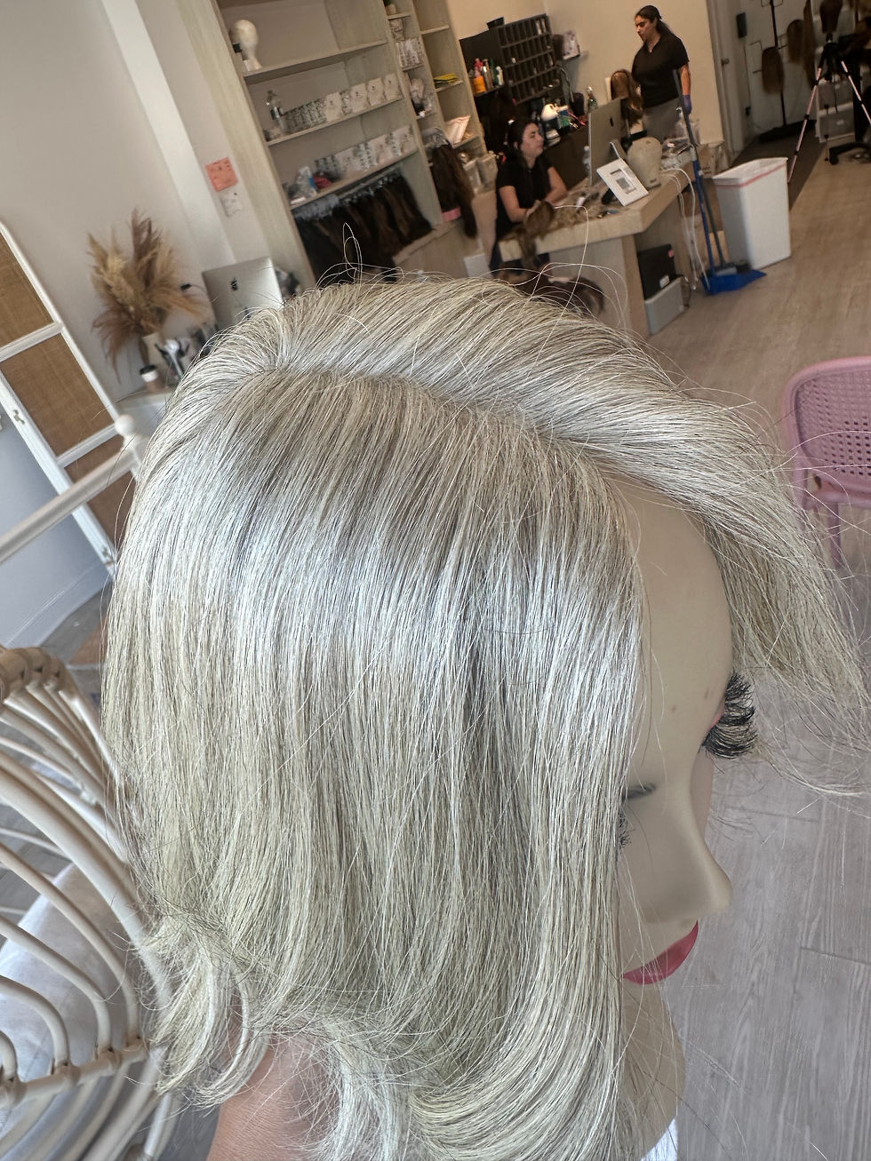 Thumbnail: V30228: 7x8 13” VIRGIN EUROPEAN BLONDE GRAY