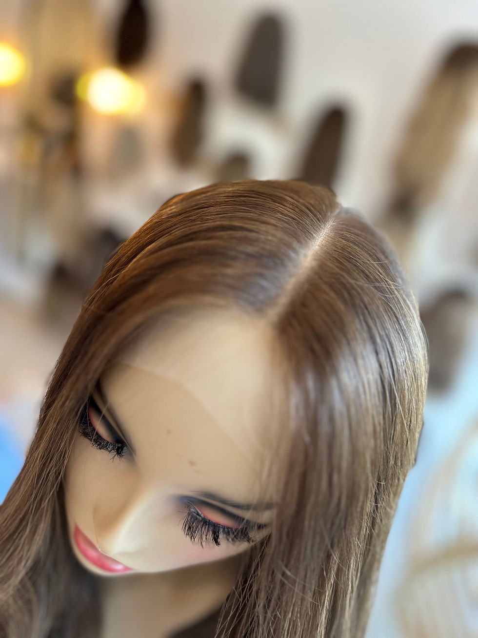 Thumbnail: LACE TOP WIG - LIGHT BROWN DIMENSIONAL 26" XS/S/M
