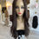 Thumbnail: LACE TOP FULL WIG - NATURAL DARK BROWN -XS/S/M -25-26"