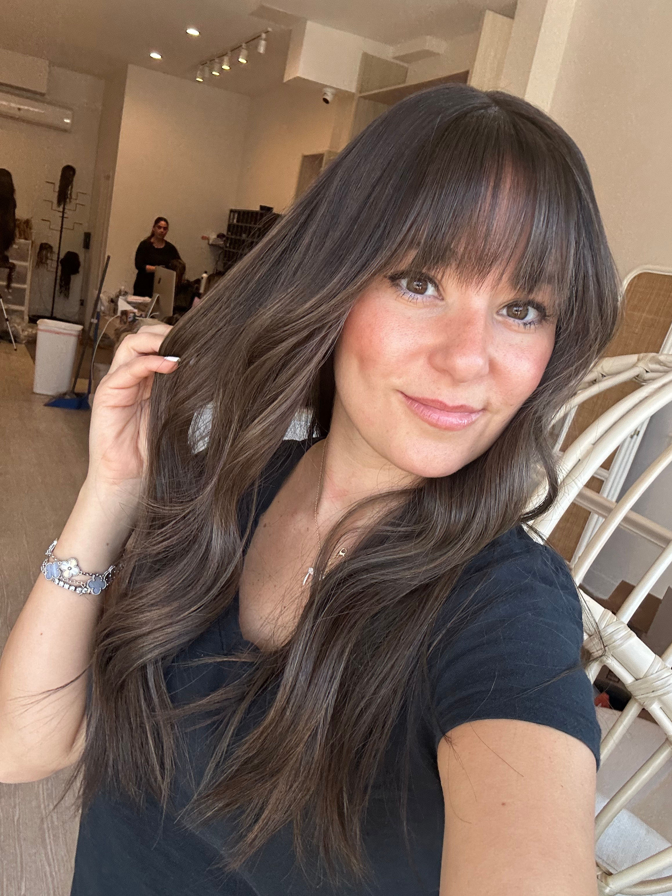 TP28901: 9X10 22" DARK BROWN LEXIE SILK TOPPER