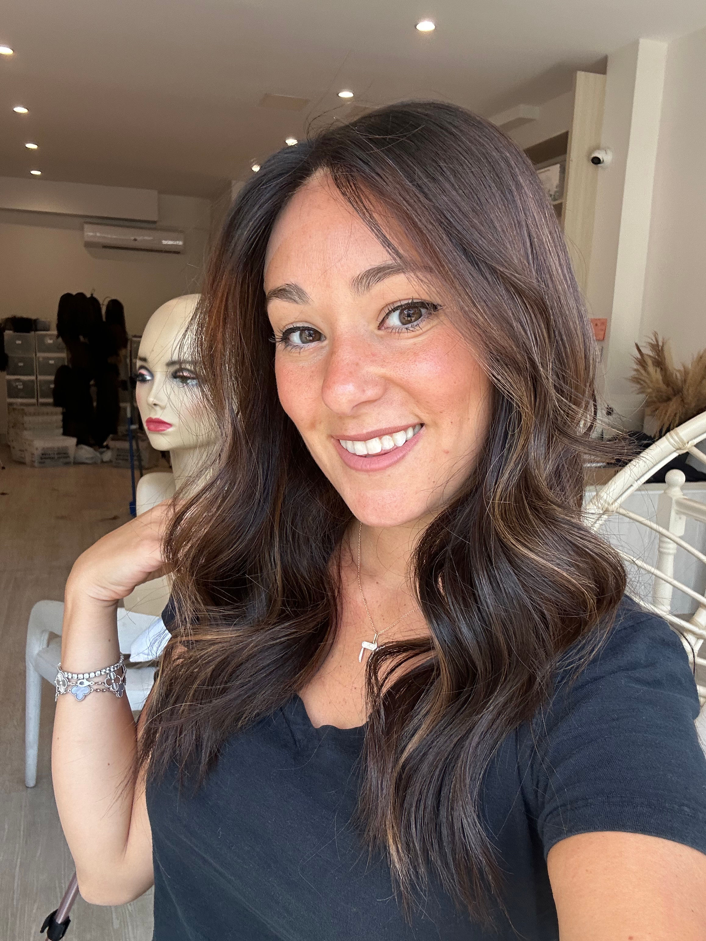 LT7589: LACE TOP WIG - XS - 22” - CHOCOLATE CUSTOM BALAYAGE