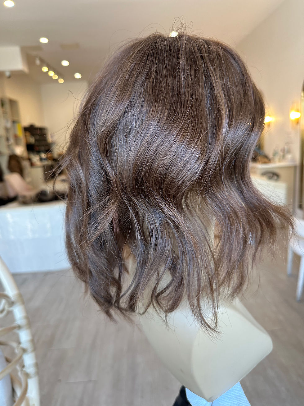 Thumbnail: VCL37561: CLOSED LACE TOPPER EUROPEAN TOPPER MED LIGHT BROWN