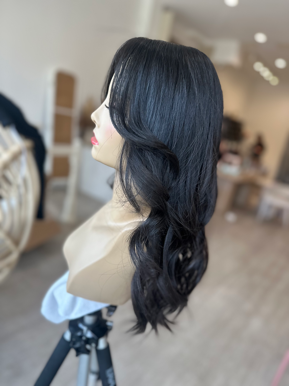 Thumbnail: TP34400-04/10/TP34397-99 : NATURAL SOFT BLACK WITH PRECUT CURTAIN BANG 10X11 21"