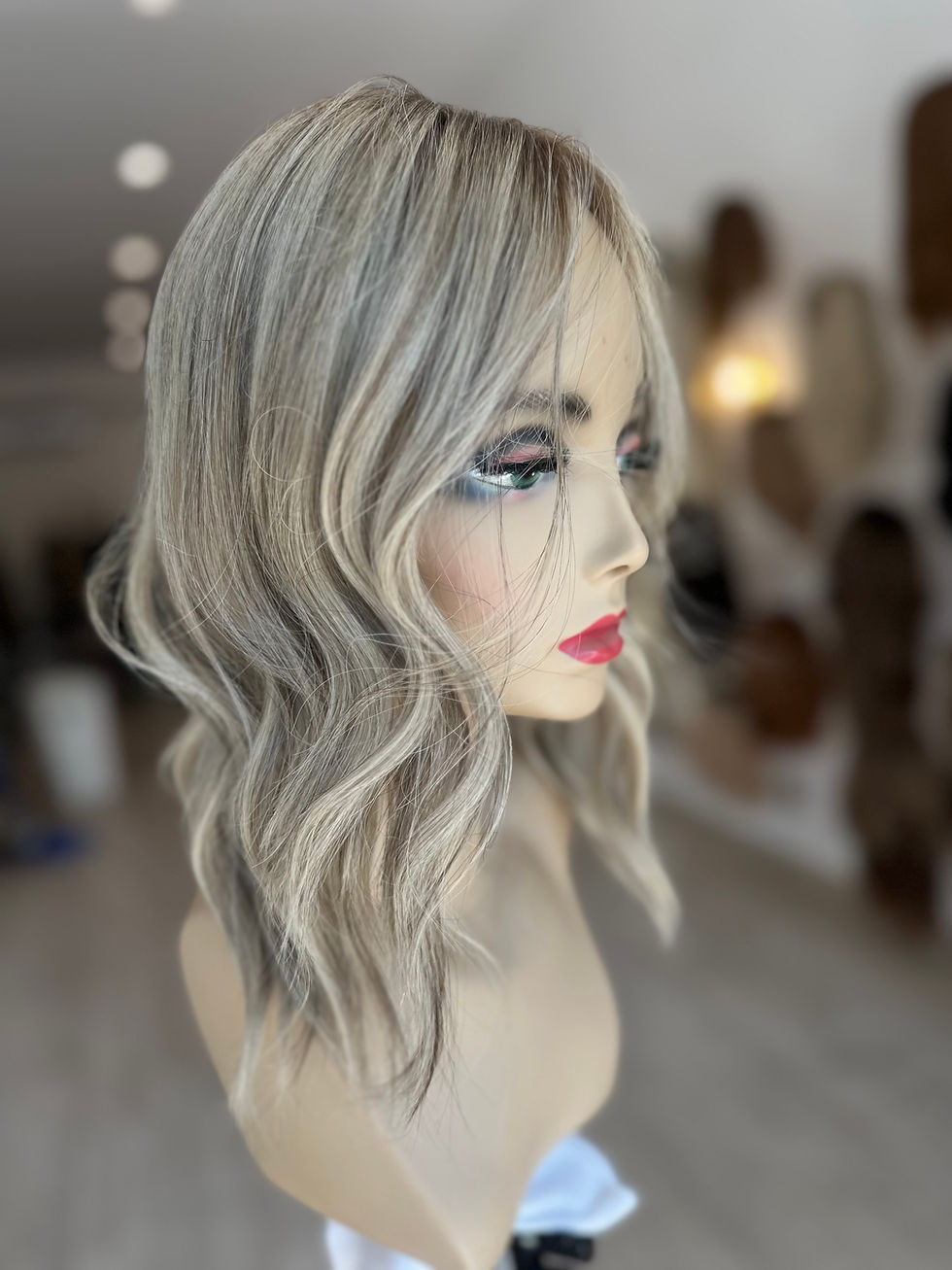 Thumbnail: CLOSED LACE TOPPER DARK DIMENSIONAL BLONDE  8X8 14-16/20/24”