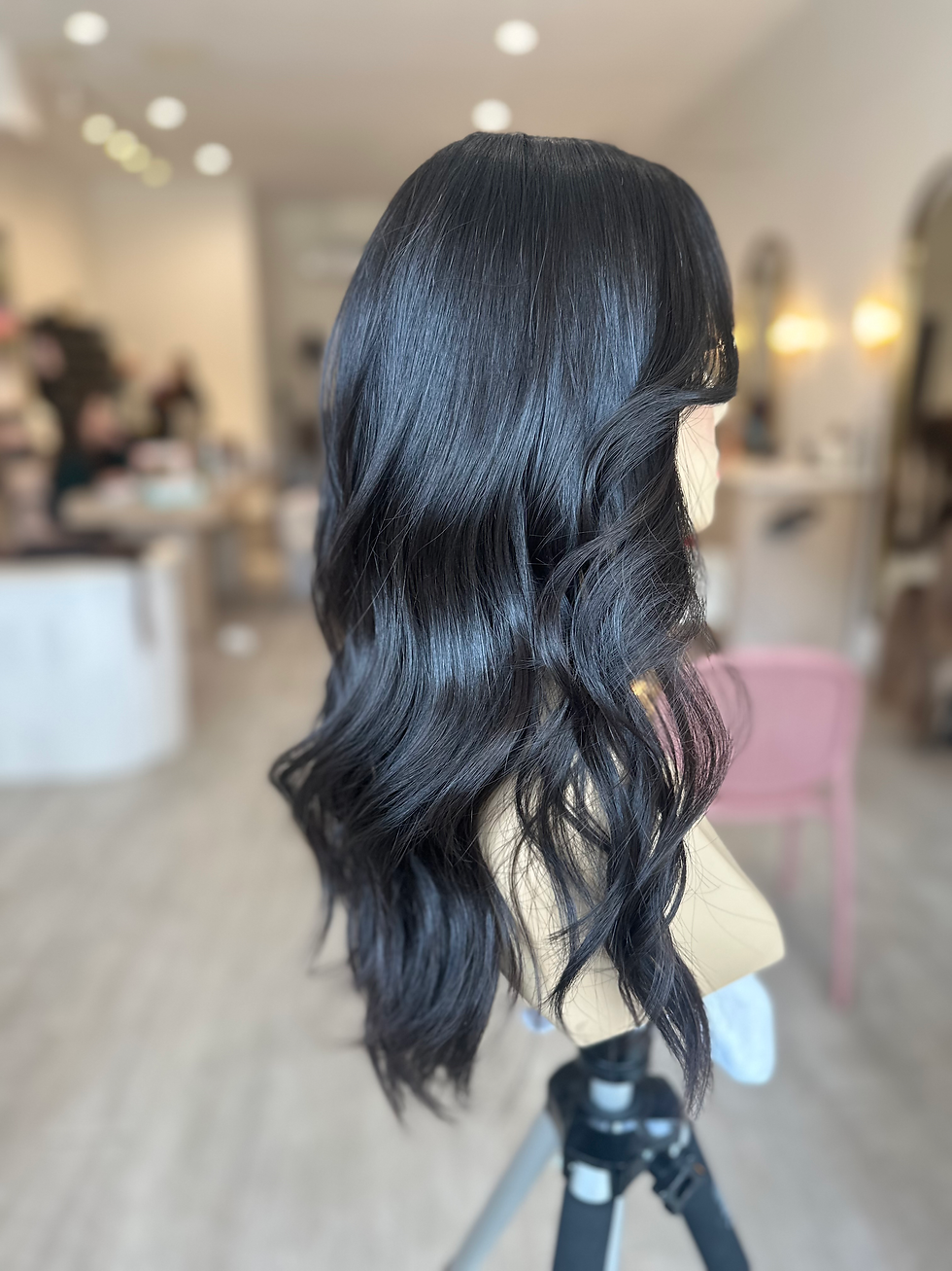 Thumbnail: TP34400-04/10/TP34397-99 : NATURAL SOFT BLACK WITH PRECUT CURTAIN BANG 10X11 21"