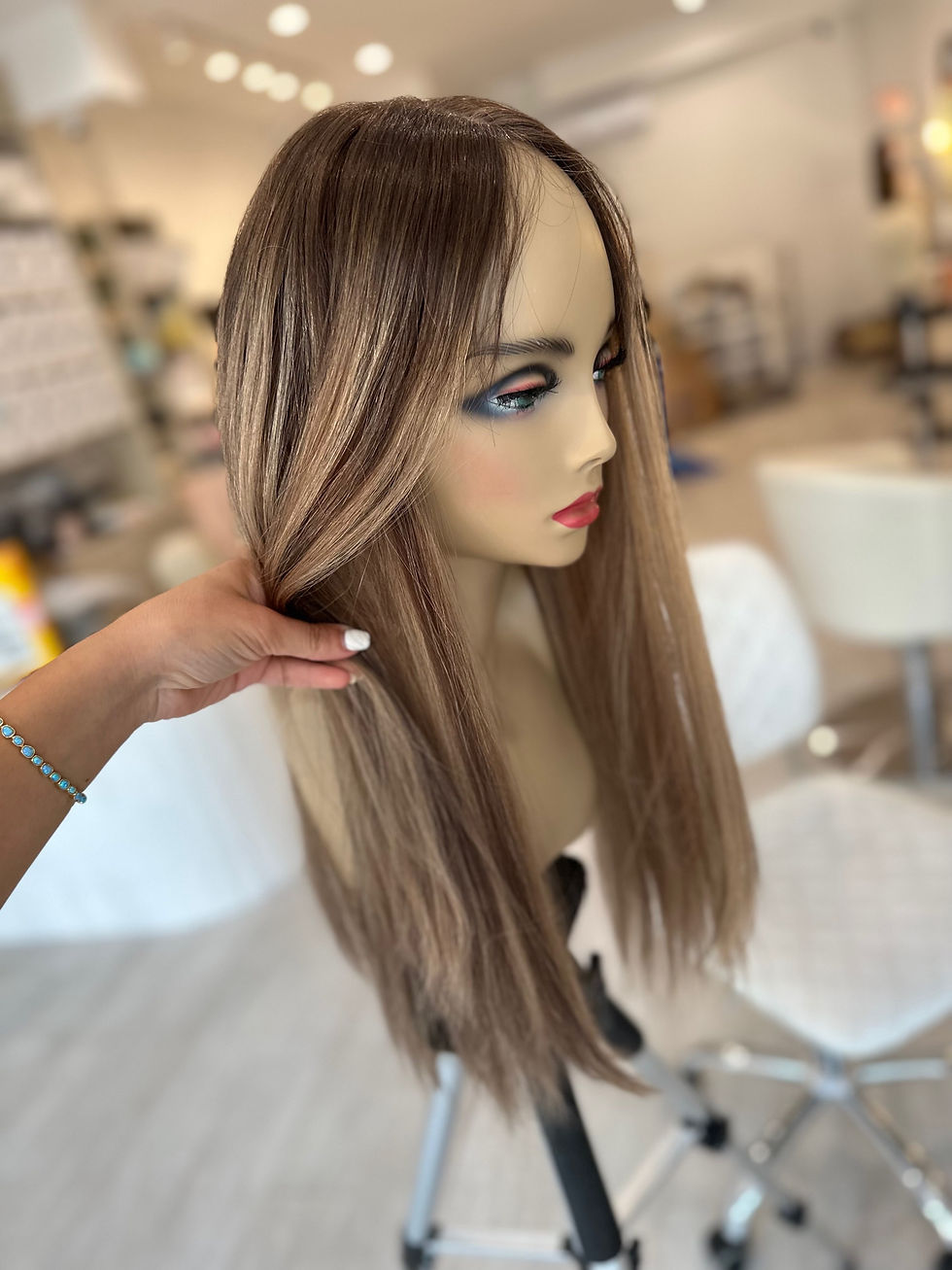 Closed lace topper light Lexie 24” 8x8 Highline Wigs