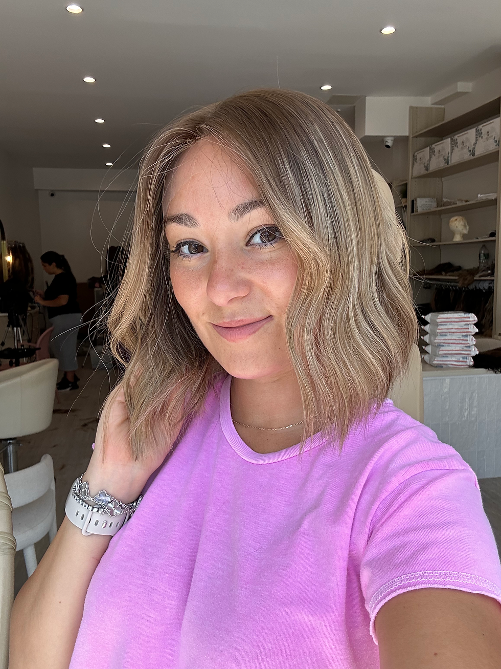 LACE TOP WIG - CARAMEL BLONDE SWIRL 12" XS/S/M