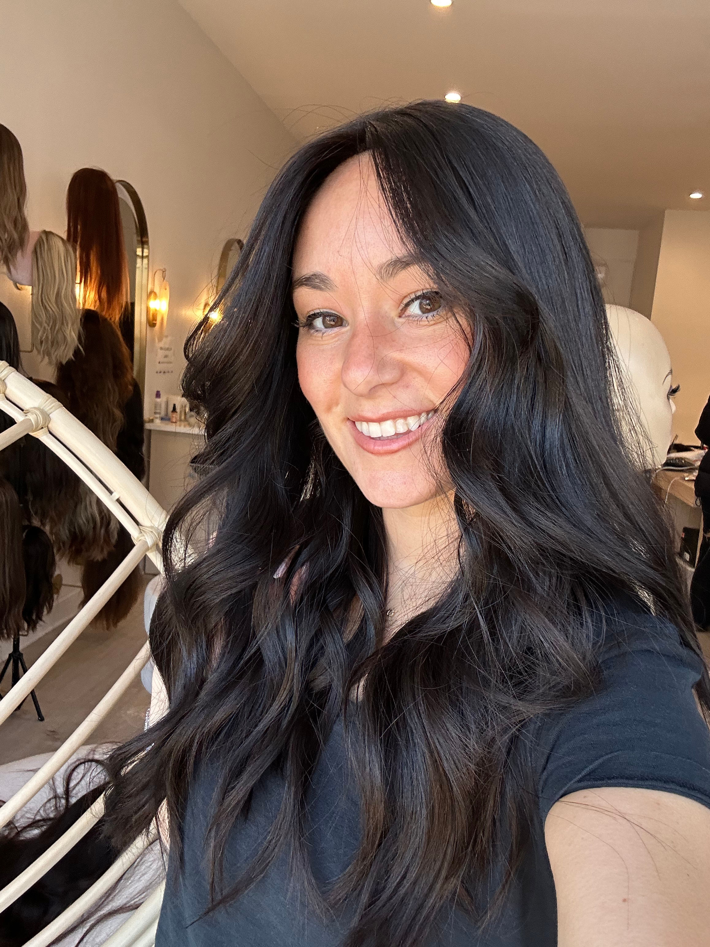 STW36893: SILK TOP WIG - XS/S 22-23" NATURAL SOFT BLACK