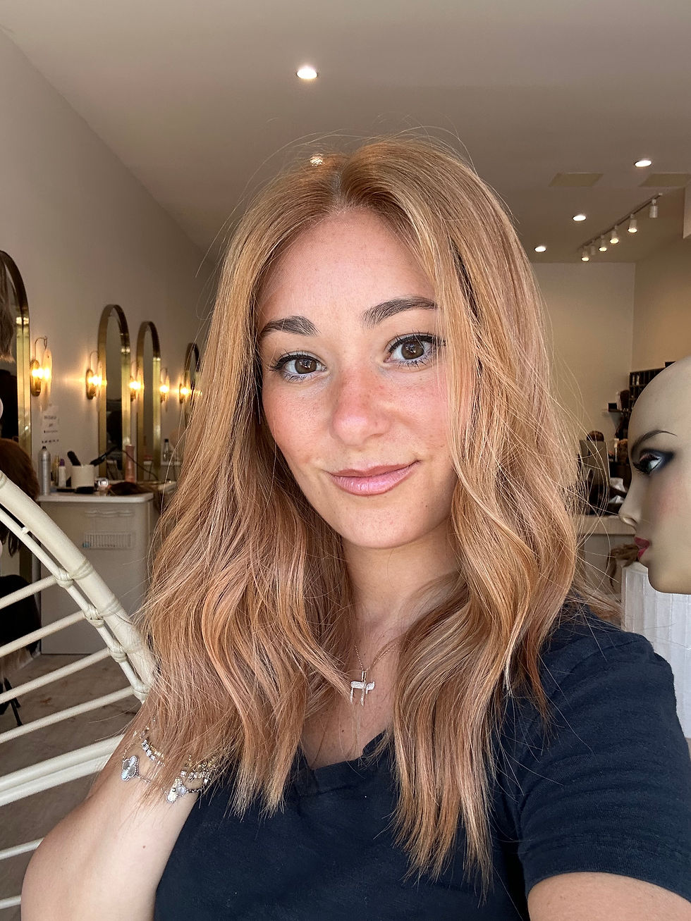 Thumbnail: LT7944: LACE TOP WIG - XS 18” - LIGHT COPPER