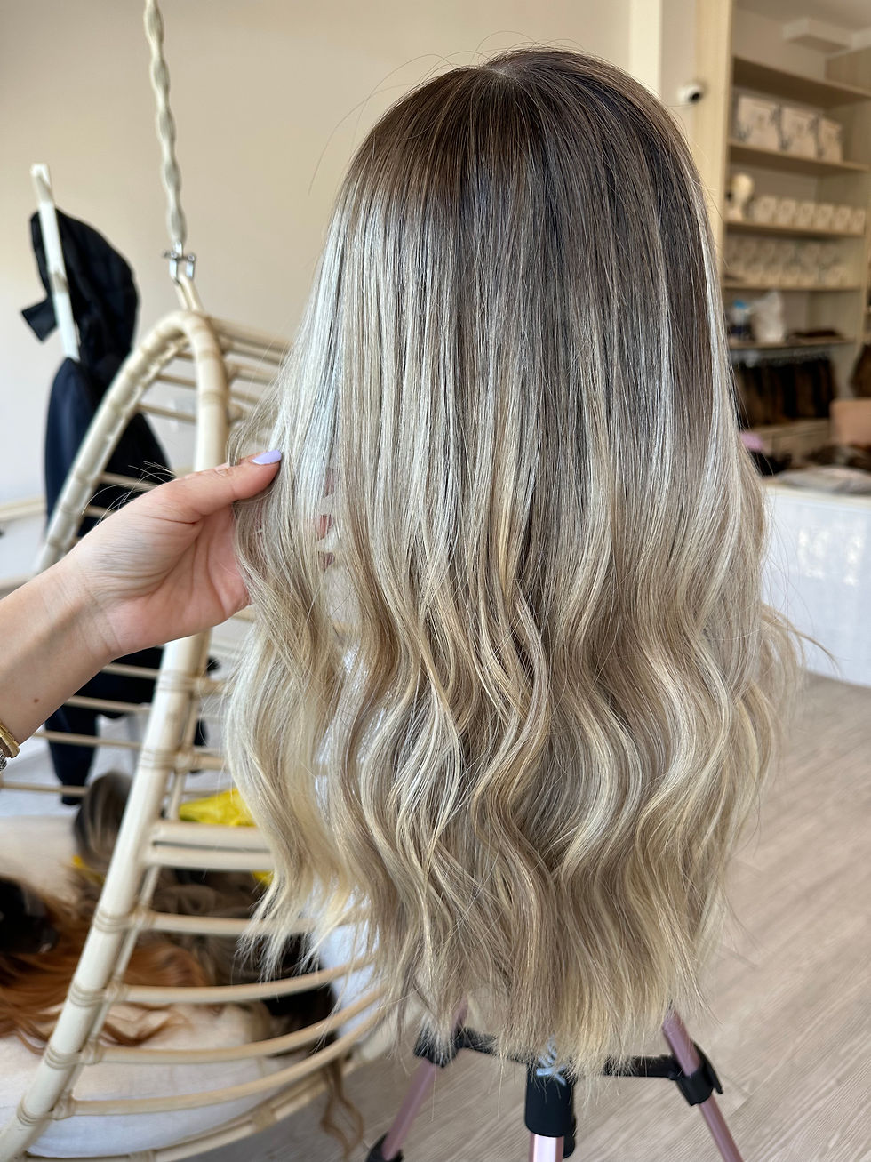 Thumbnail: LT8075: LACE TOP WIG - SMALL 22" - CUSTOM BLONDE