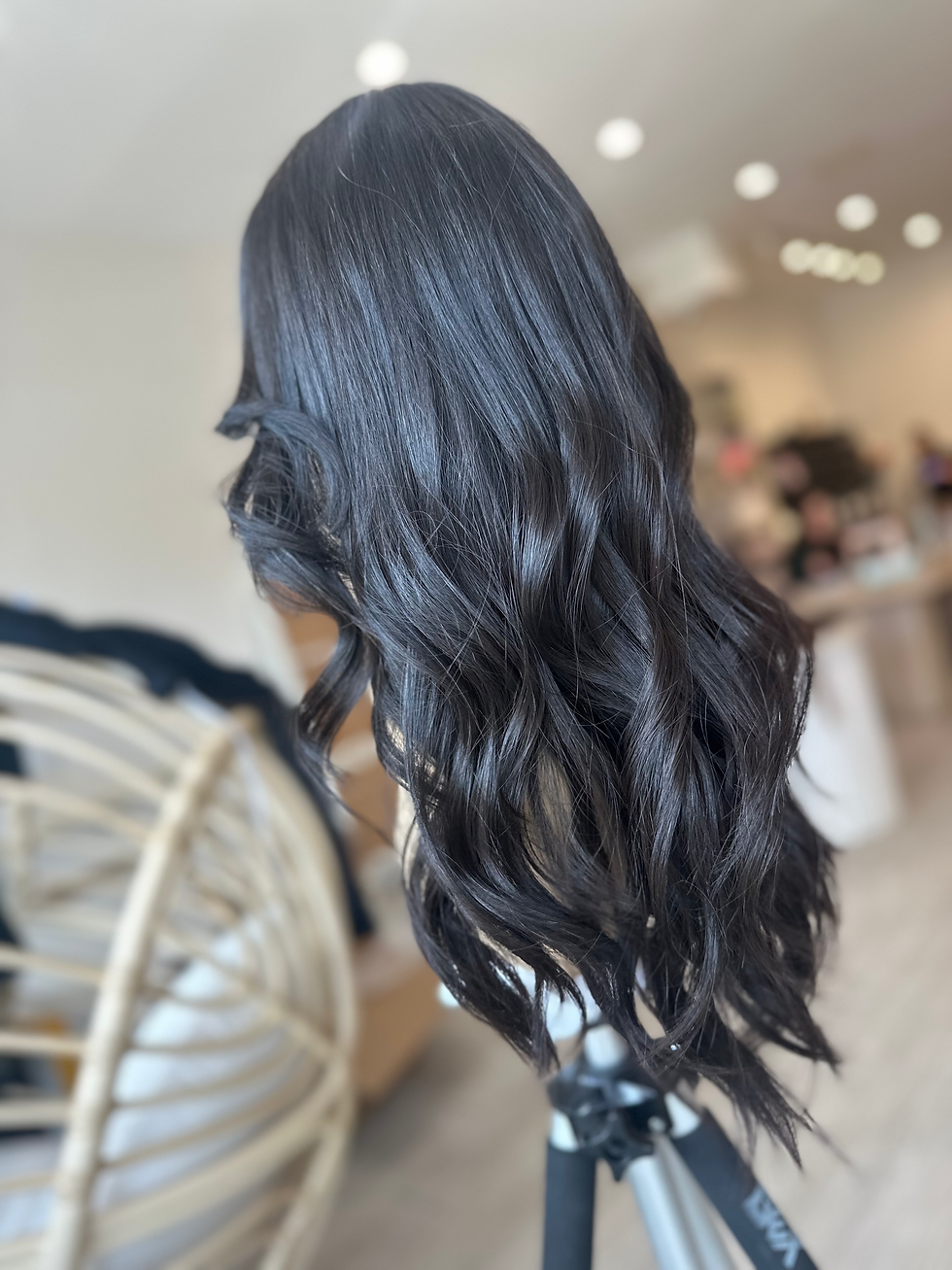 Thumbnail: TP34400-04/10/TP34397-99 : NATURAL SOFT BLACK WITH PRECUT CURTAIN BANG 10X11 21"