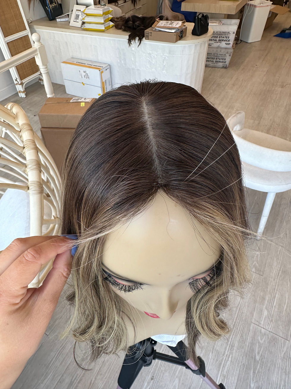 Thumbnail: TCP35592: 7X8 16" CUSTOM BEIGY BLONDE BROWN BALAYAGE