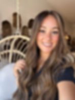 Thumbnail: LT6294: LACE TOP WIG XS 26” light dimensional brown with dark brown root added