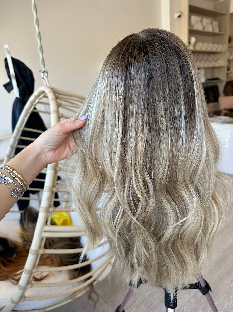 Thumbnail: LT8075: LACE TOP WIG - SMALL 22" - CUSTOM BLONDE