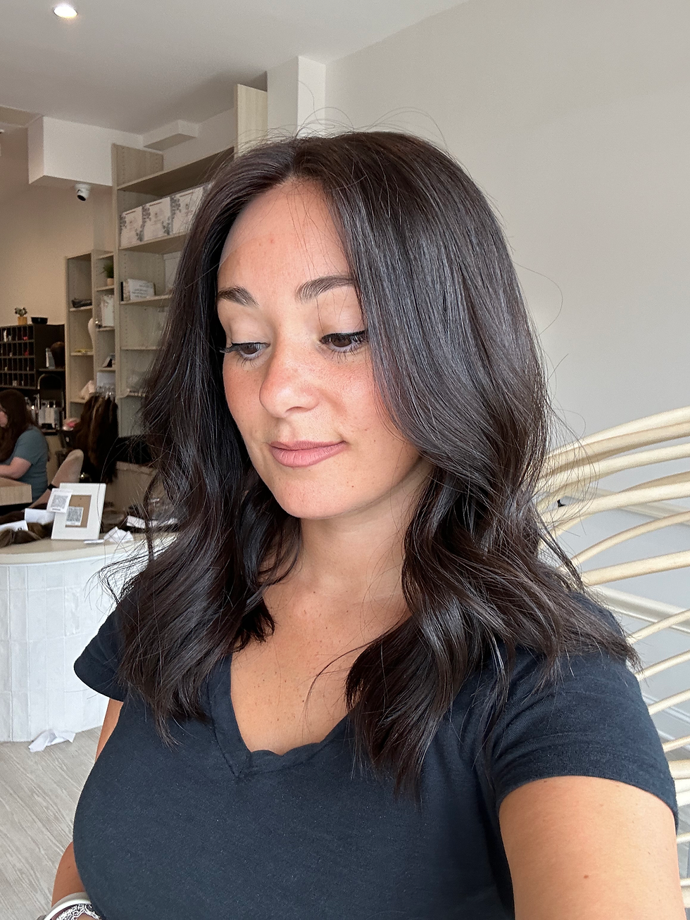 Thumbnail: LACE TOP WIG - NATURAL DARK BROWN - XXS-L - 18"