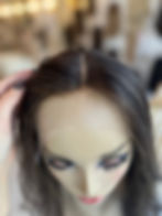 Thumbnail: LACE TOP WIG - DARK BROWN X CARAMEL XS-M 25-26"