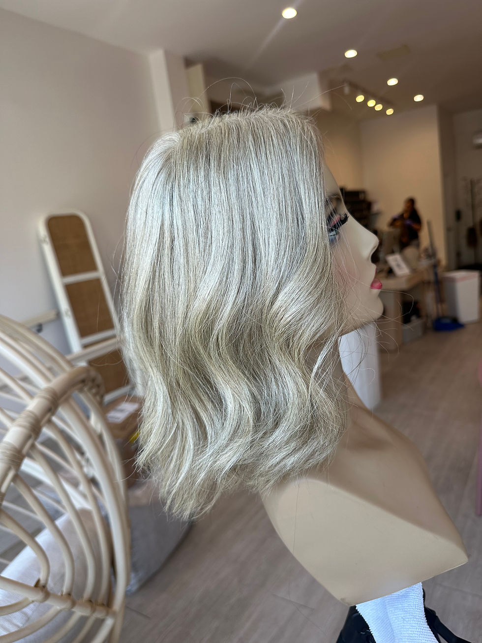 Thumbnail: V30228: 7x8 13” VIRGIN EUROPEAN BLONDE GRAY