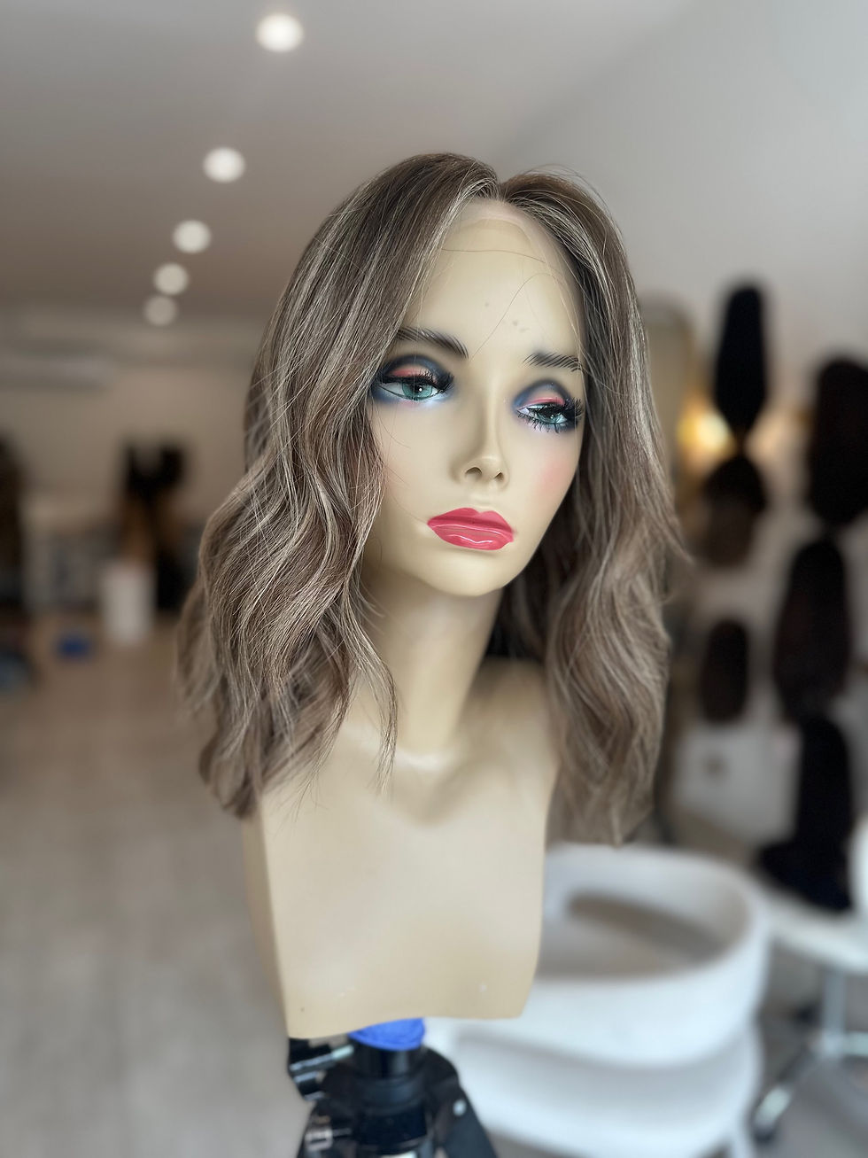 Thumbnail: LACE TOP WIG - LIGHT LEXIE 5 ROOT 16" XS/S/M/L