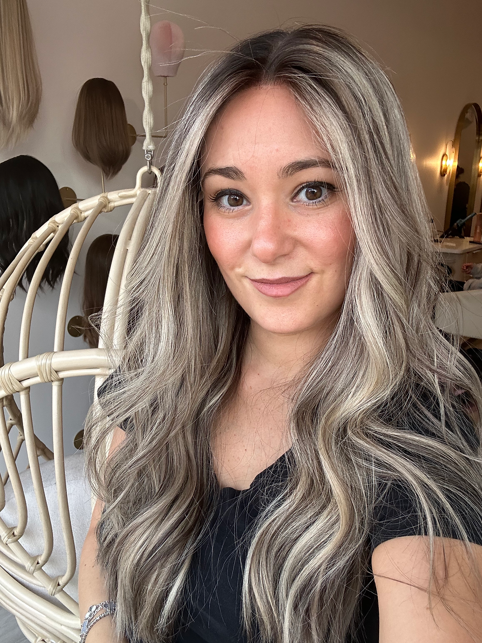 Thumbnail: LT5698: LACE TOP WIG - XS - 23-24" - ASHY VERY DIMENSIONAL CUSTOM BLONDE
