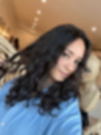 Thumbnail: Closed lace topper 7x8 16/20/24”  natural soft black wavy PERM