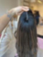 Thumbnail: STW37132/33: SILK TOP WIG XS/S- DARK LEXIE (BLACK ROOT) 21-22"