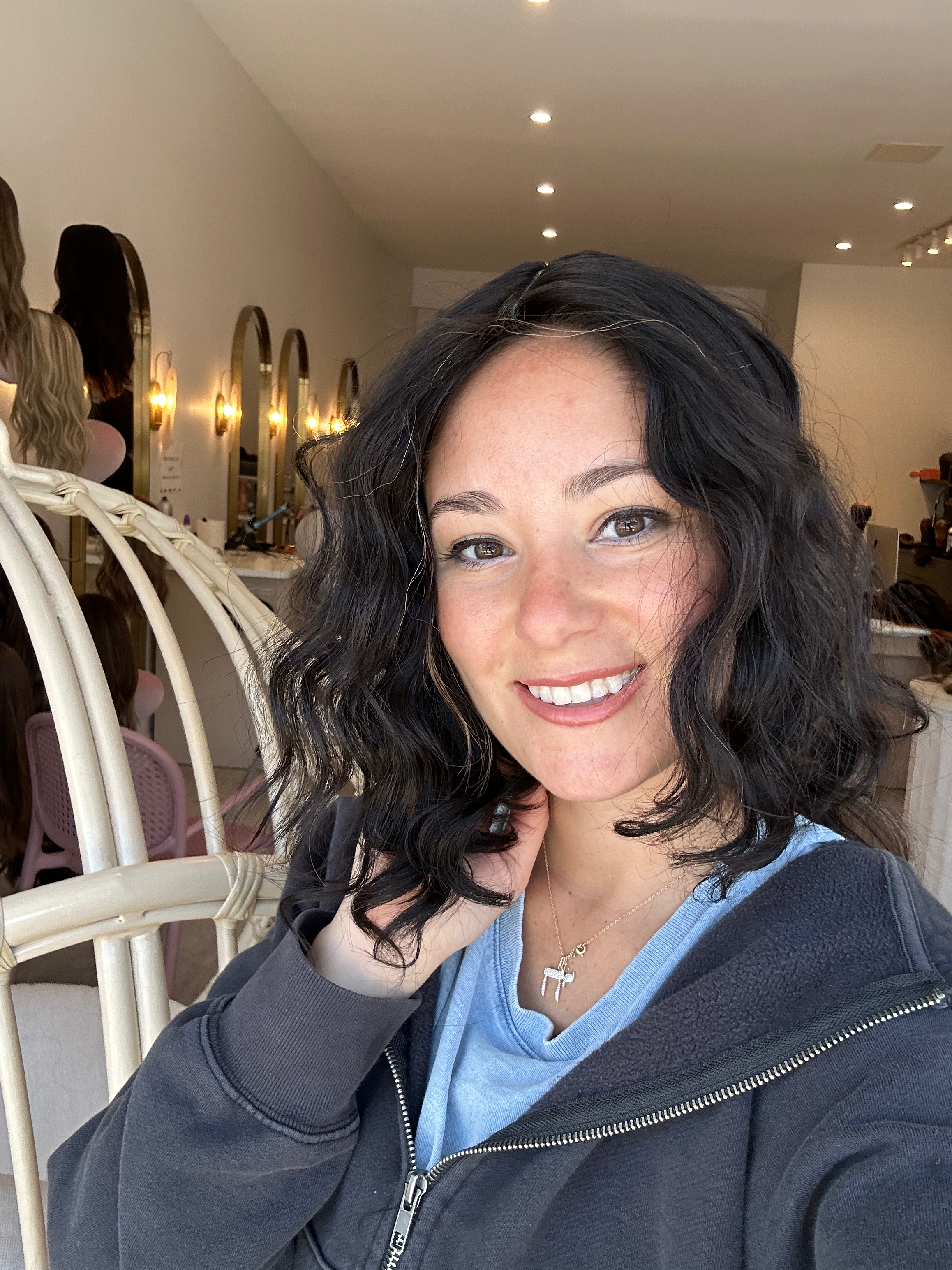 TWP26896: NATURAL SOFT BLACK PERM WAVY 7X7 14-15"