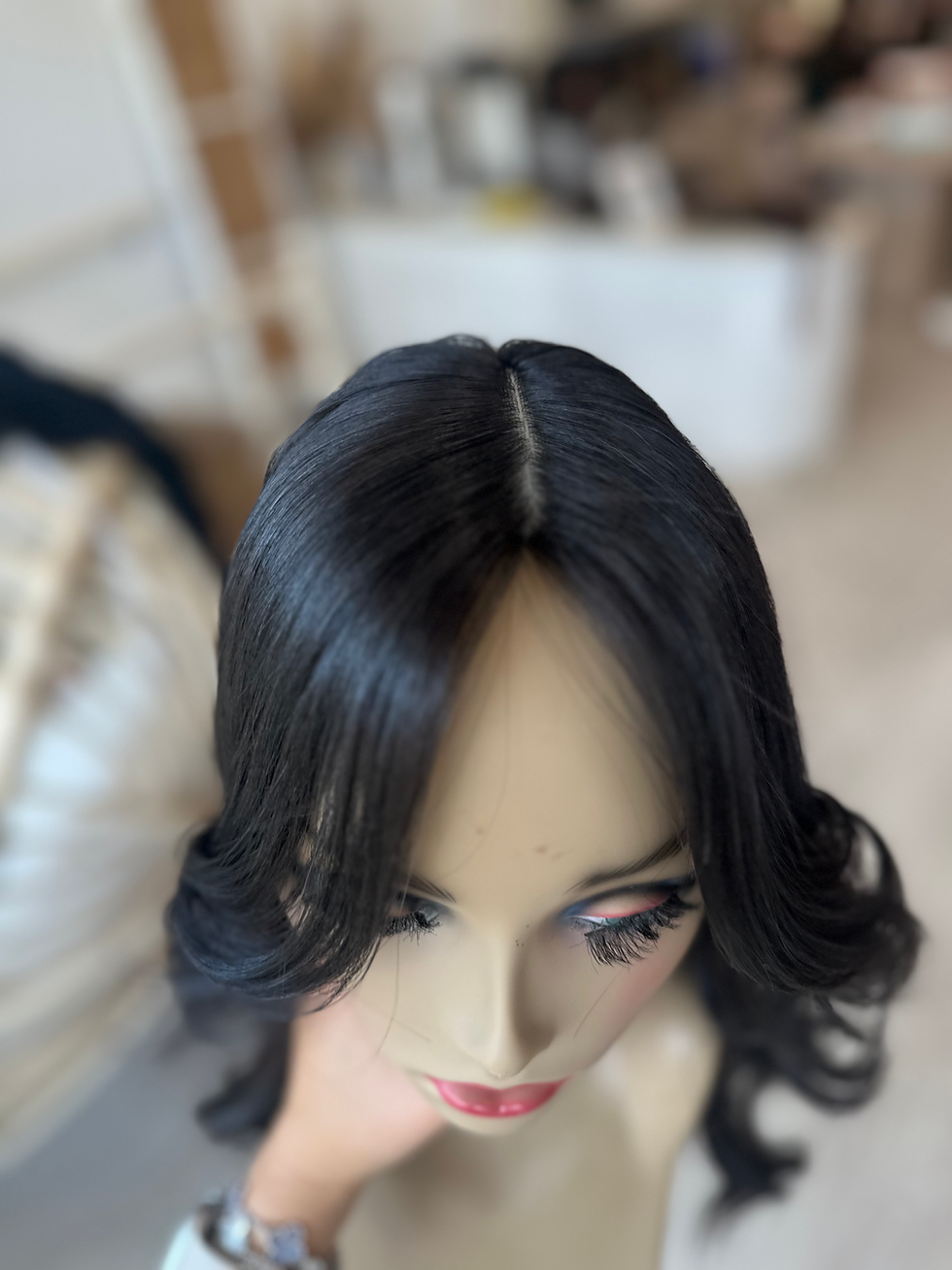 Thumbnail: TP34400-04/10/TP34397-99 : NATURAL SOFT BLACK WITH PRECUT CURTAIN BANG 10X11 21"