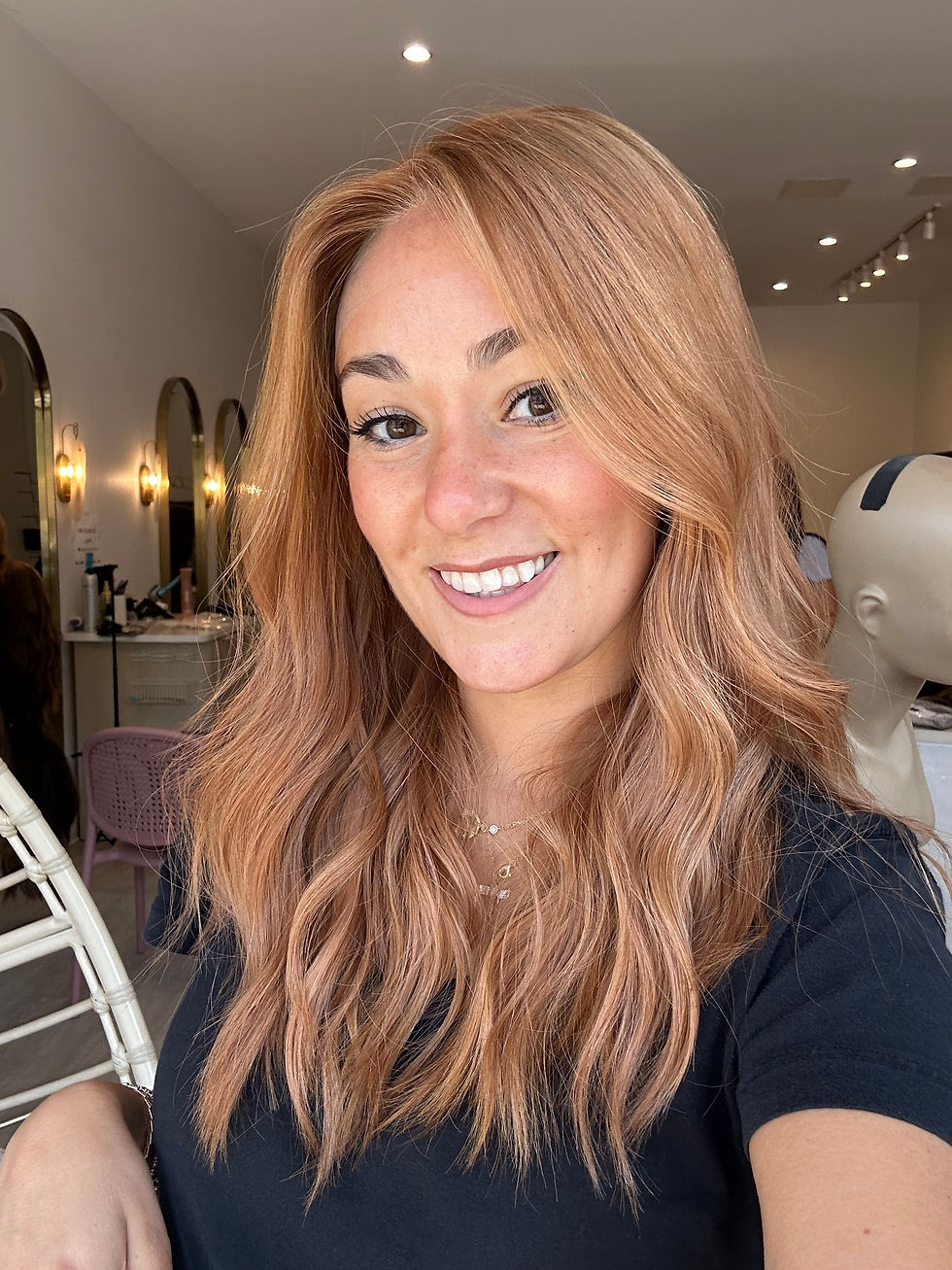 Thumbnail: LT7968: LACE TOP WIG - SMALL - 19” - LIGHT COPPER