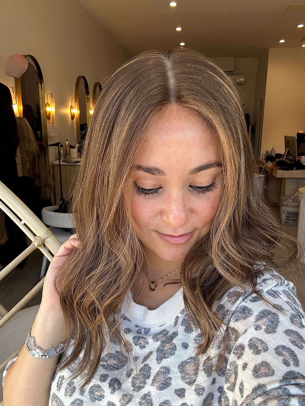 Thumbnail: LACE TOP WIG - LIGHT DIMENSIONAL BROWN - XS/S/M 18"